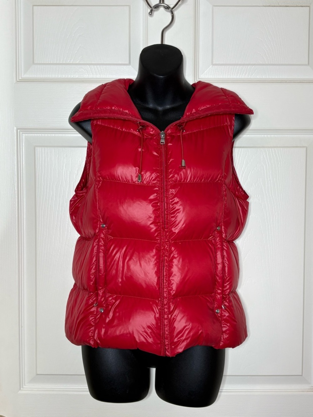 Lauren Ralph Lauren Red Quilted Puffer Vest Small Down Lightweight
